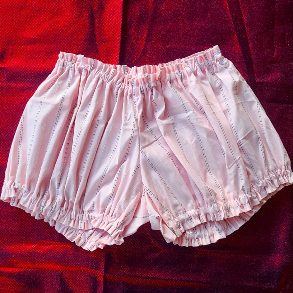 Light Pink Ruffled Bloomers Size SMALL